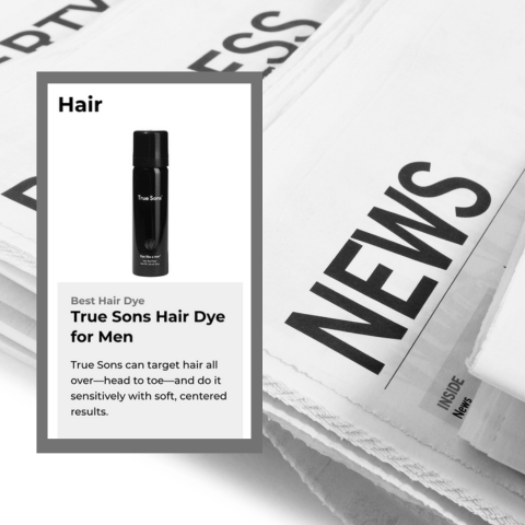 True Sons Wins Best Hair Dye for Men in the 2023 Men's Journal Grooming Awards