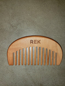 REK Beard Brush and Comb Kit