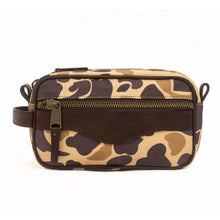 Load image into Gallery viewer, Campaign Waxed Canvas Toiletry Shave Kit - Vintage Camo
